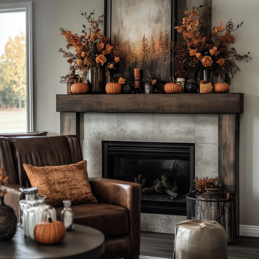 Styling a Mantel- A Quick How-To