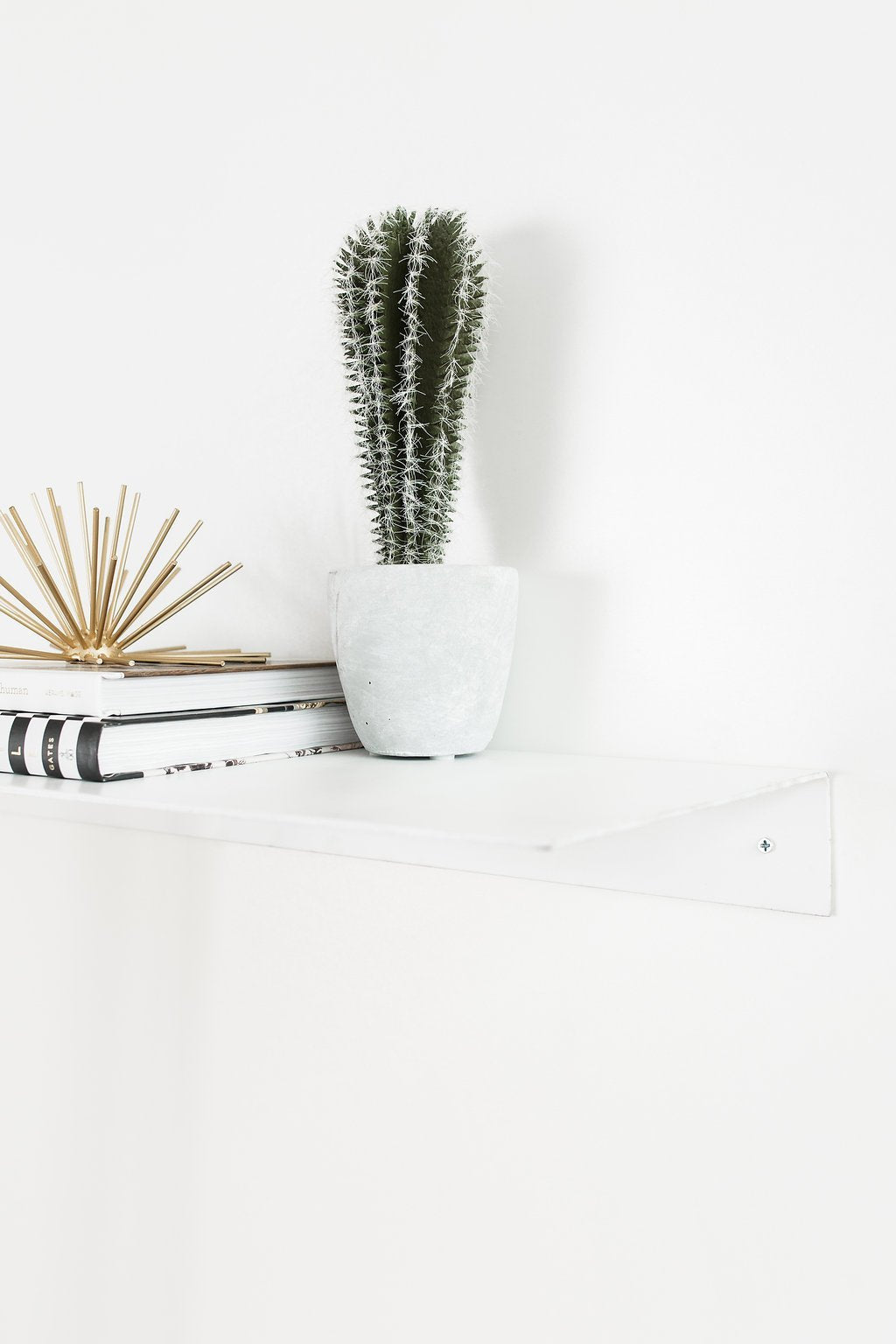 Bent Steel Floating Shelves